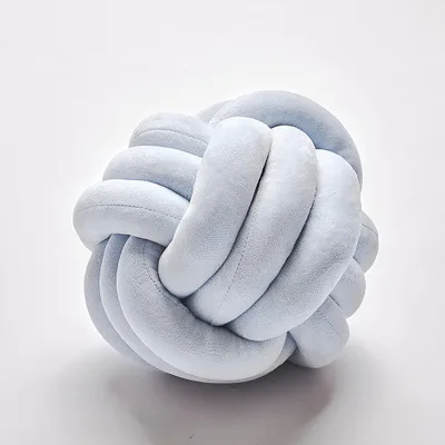 Chromatic 2020 New Products Knot Ball Cushion Pillows Children Room Decoration Plush Baby Braided Knot Sleeping Pillow