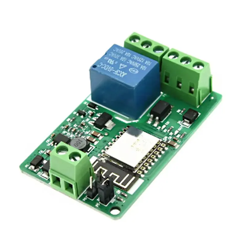 ESP8266 релейный модуль 10A 220V Сетевой WIFI вход DC 7V ~ 30V 4-слойная плата TVS автоматическая защита
