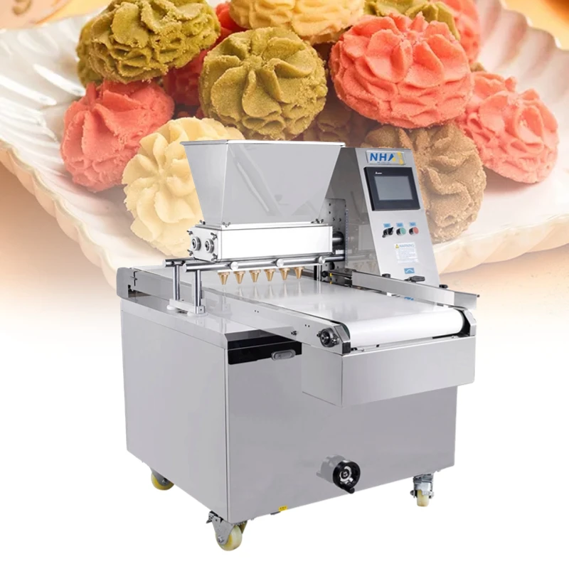 Multifunctional Automatic Butter Jennie Cookie Depositor Machine Industrial Biscuit Making Machine