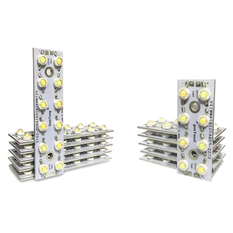 DIY COB LED DC high power led module 70/105*28*2mm 12V 8W 12W POB 130-160LM/W LED light for cars light