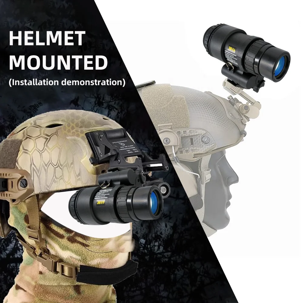 NVG digital  thermal Compact imaging day and Night Vision Monocular with Helmet Mount