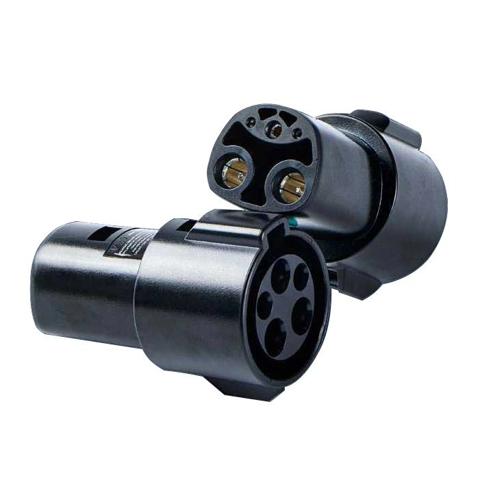 Competitive Prices Fireproof 200A  Connector Adapter For Ev Charger Type 2 To Us Tesla Electric Car Charging Ac Only