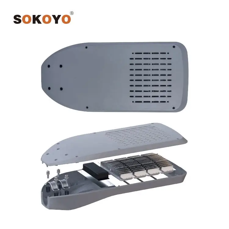 SOKOYO Waterproof Energy Powered Ip66 Streetlight 80W 100W 120W 150W Outdoor Panel Split Led Solar Street Light