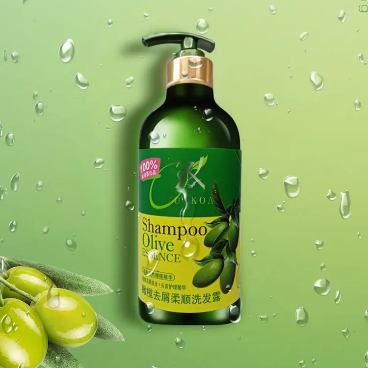 OEM Pure Private Label 750ML Hair Repairing Moisturizing Hair treatment Olive Oil Shampoo