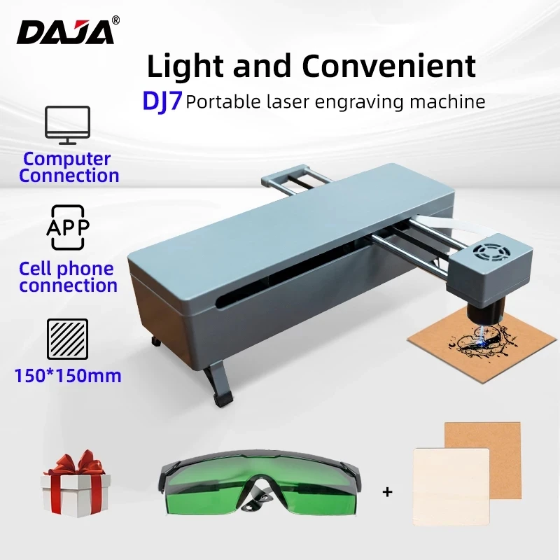 DAJA DJ7 Router 80w 6040 Stone Fused Silica Lens 150w Mopa 1390 30w Singapore for Tile Gobo Glass Laser Engraving Machine