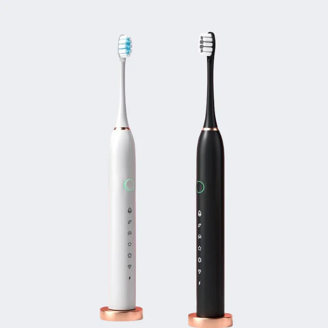 Wholesale OEM Adult Rechargeable Sonic Electric Toothbrush with 6 Modes Oral Cleaning Teeth Whitening brush