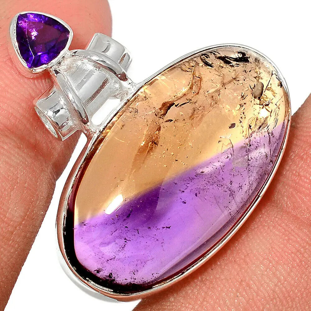 Натуральные аметриновые кабошоны ручной работы, подвески, ювелирные изделия, оптовый поставщик из Таиланда