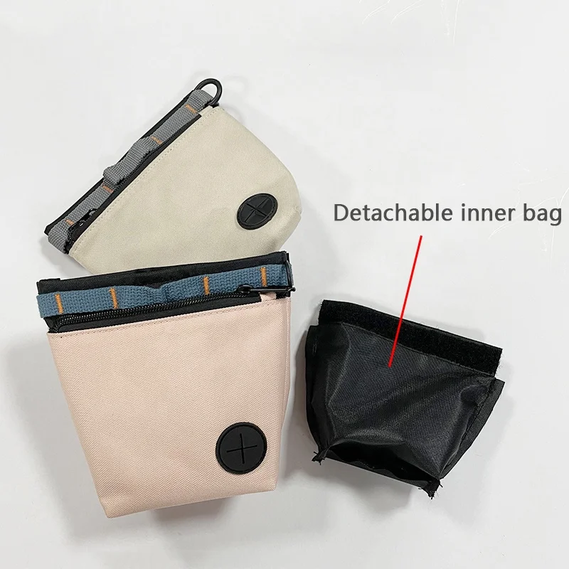 High Quality Pet Dog Treat bag Training Pouch Side Bag with Poop Bag Dispenser Waist Pouch