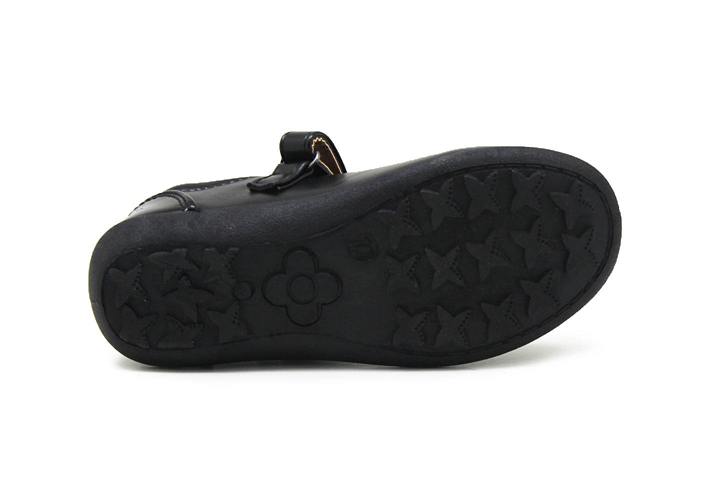 
OEM Embroidery Children Dress Shoes Kids Black Leather Back to School Shoes for Girls 