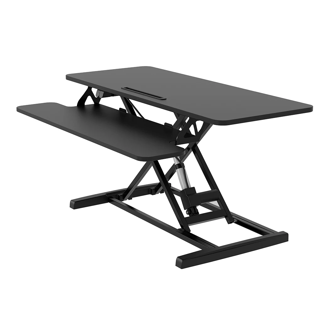 AUKI Stand Desk Riser Economical Office Workstation Height Adjustable Desk Converter