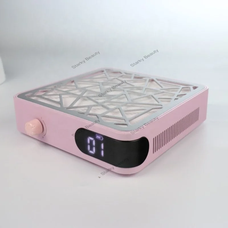 Nail Dust Collector Station Strong Suction Manicure Machine Nail Filter and vacuum cleaner for removing false nails
