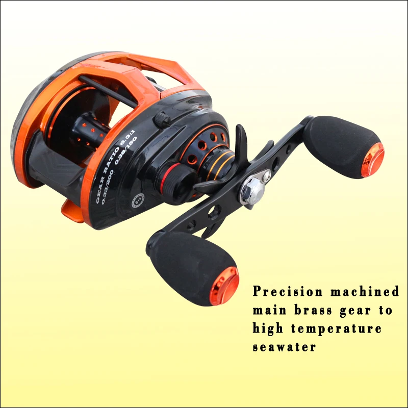 13kg Max Drag Casting Reel Fishing Reel 6.3:1 High Speed Carretilha Pesca Baitcasting Reels