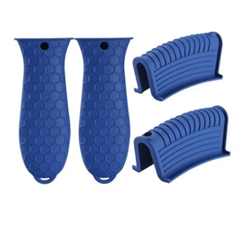 Silicone Hot Handle Holder Potholder for Cast Pot Handle Sleeve Heat Resistant for Frying Pans & Griddles Sleeve Grip Handle Cov