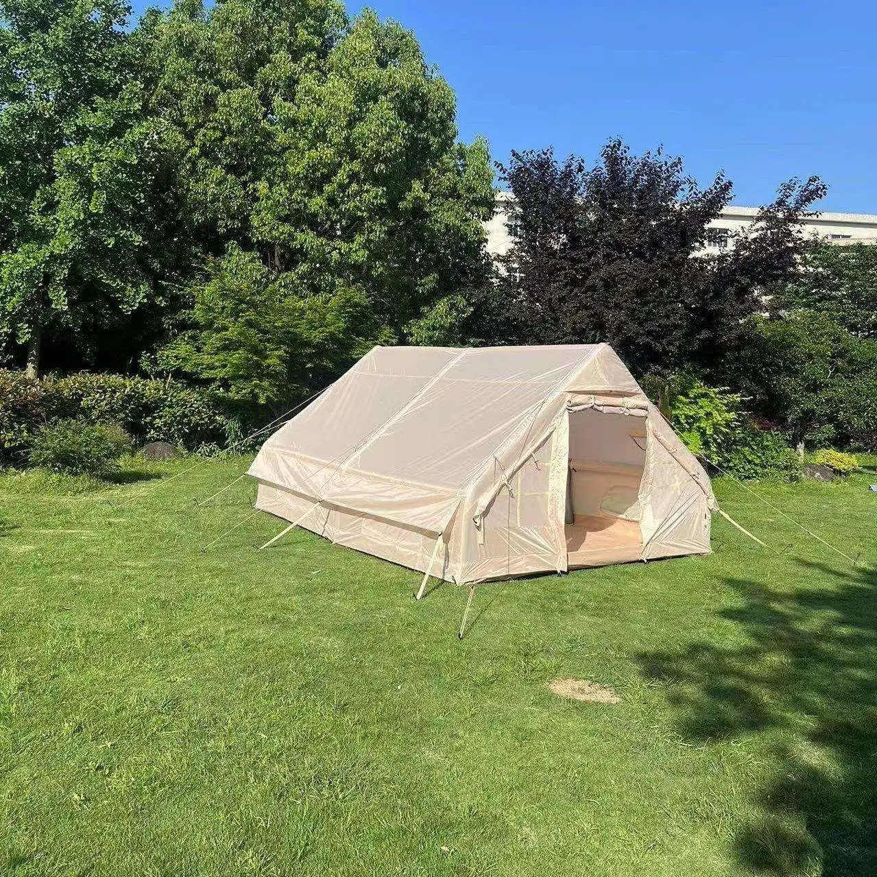 family 8 10 person blow up large en plein air blowup tent inflatable outdoor camping heavy duty inflatable house tent