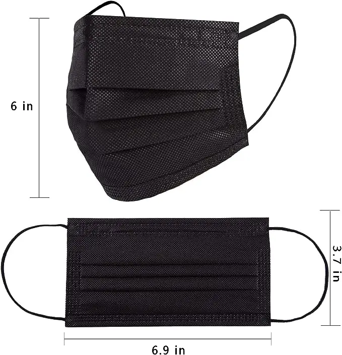 Face Mask / Disposable Facemask 50pcs/box 3 Plys Kid Blue/white/black Adult Customized Non Woven Face Mask EOS Personal Care SGS