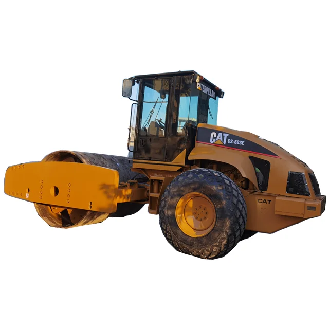 Used Mini Road Roller Caterpillar CS683 CS583 for Sale in Good Price