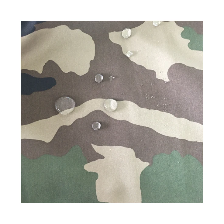 suppliers hot selling knit fabric printed cotton Waterproof satincamouflage fabric