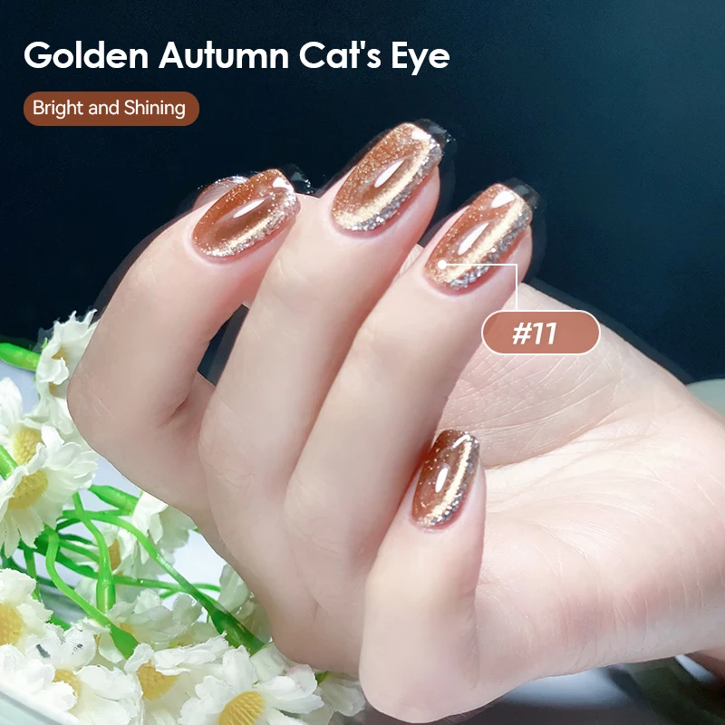Vinimay New Arrival Autumn Cat Eye Gel Nail Polish Set 12 Colors Nail Gel Polish