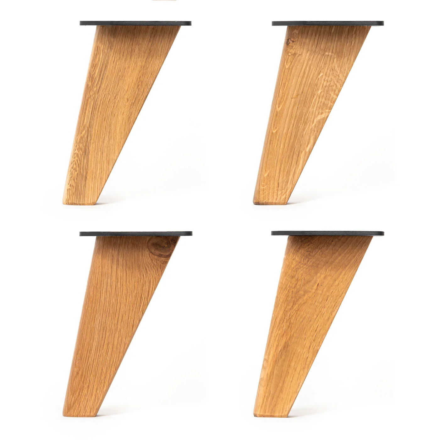 Solid Oak Table Cabinet Legs Wood the Hairpin Couch Legs with Mounting Iron for Furniture Support Legs Tapered Wooden SofaLegs