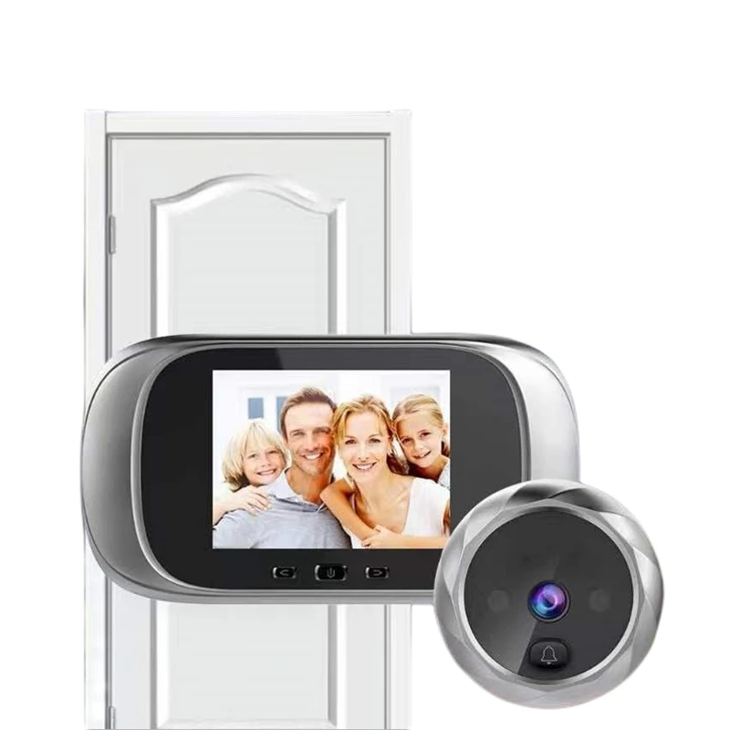 Digital 2.8 Inch LCD 90 Degree Door Eye Doorbell Wireless Smart Door Camera With Monitor Video Ring Door Bell Camera