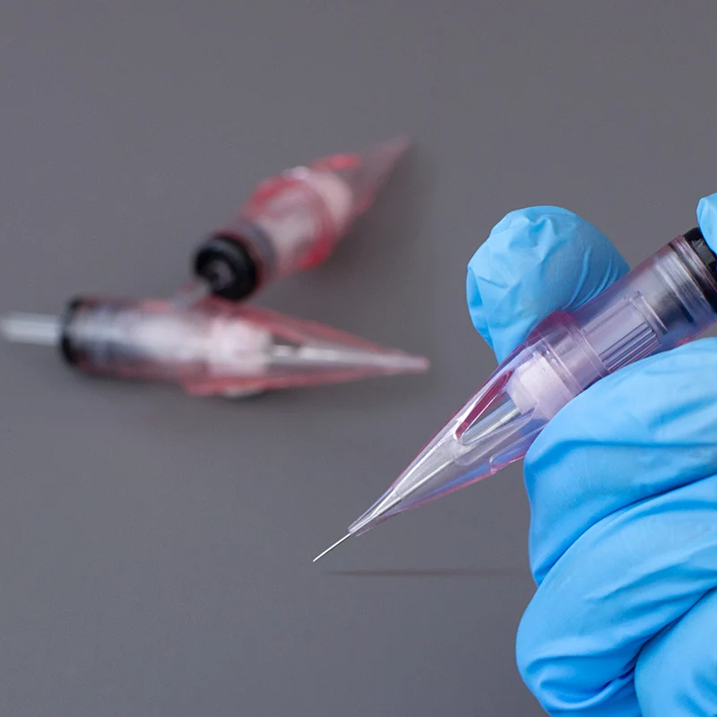 Professional Disposable Tattoo Needle Cartridge 1 Round Liner 1RL Shader Magnum for Cartridge Tattoo Pen Machine