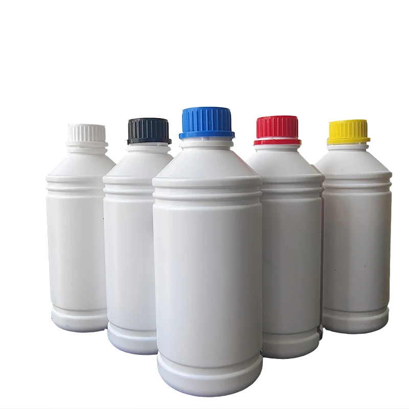 1000ML 5 colors (White Red Blue Yellow Black) DTF Ink Transfer Designs Ready To Press for Inkjet printers