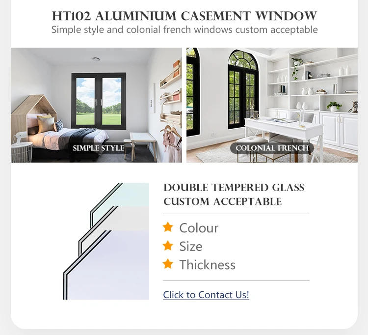 Australia standard aluminium window frame casement Windows hand swing Windows hinged Windows