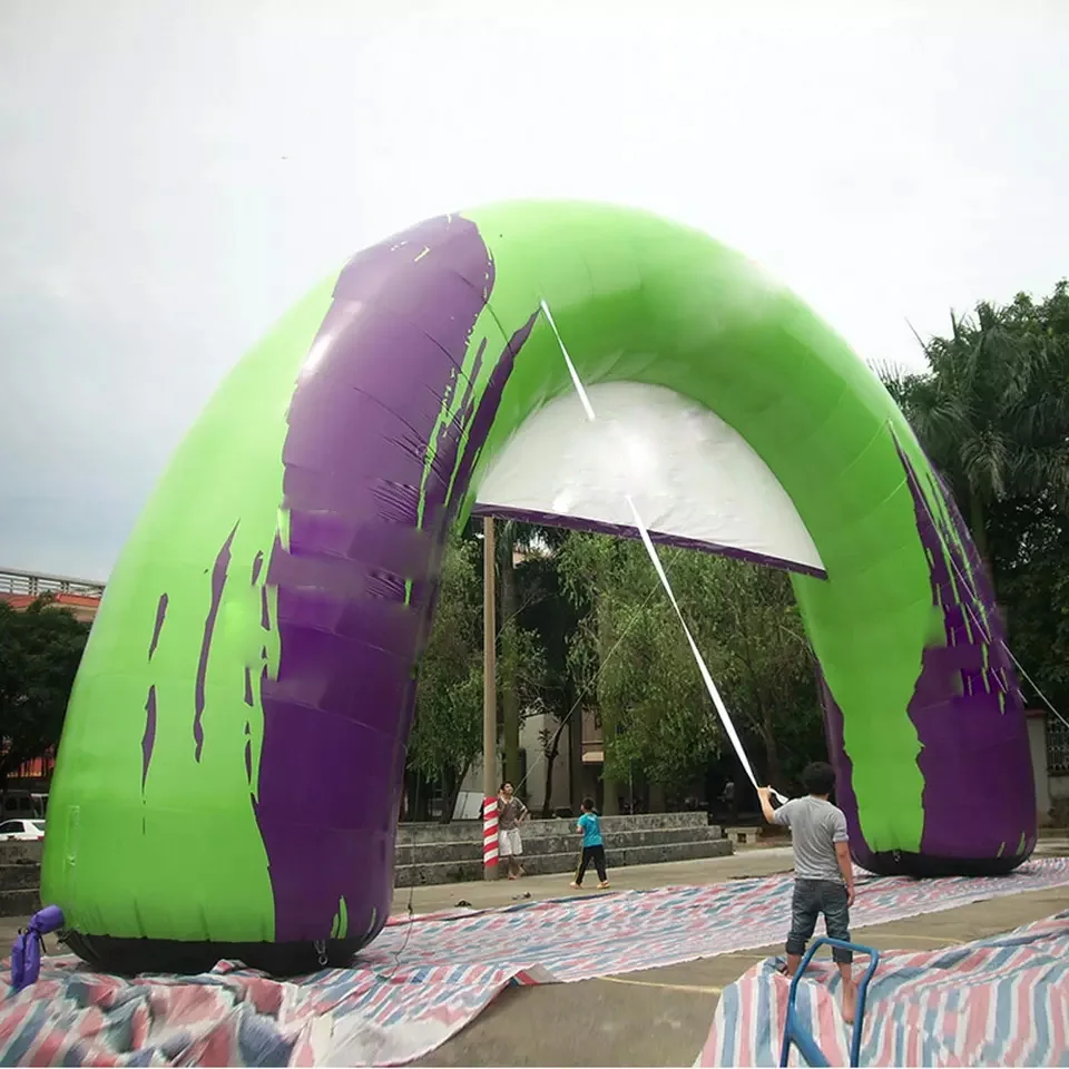 Custom inflatable race arch for advertising