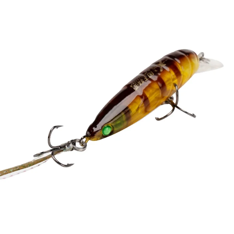 New Insect Fish Pencil Fishing Lures 45mm 3g Minnow Insect Swim Floating Action Hard Baits Sinking Lure Wobblers