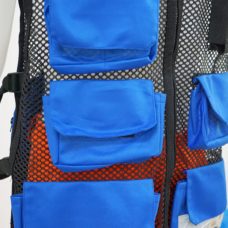 Safety Vest Multi Pockets Fish Equipment For Fishing