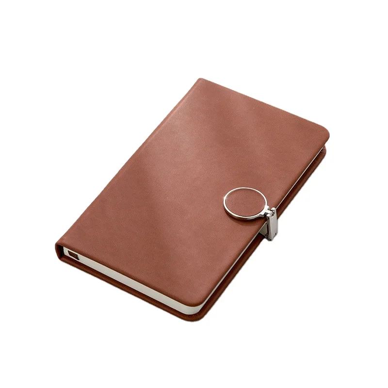 Hot Sale customized notebooks Leather Cover with clasp Notebook A6 Journal Notebook A5