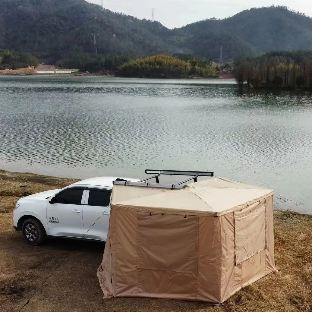 Foldable Car tent Outdoor gear portable foldable connectable tailgate canopy camping car rear tent suv awning tent for camping