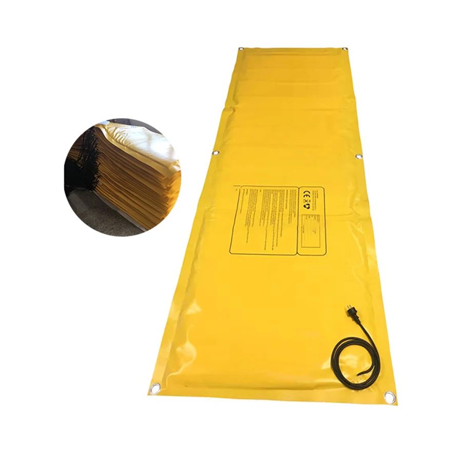 Custom Flexible Silicone Rubber Heating Pad Silicone Heating Blanket Silicone Heater Mat  for Industrial Equipment