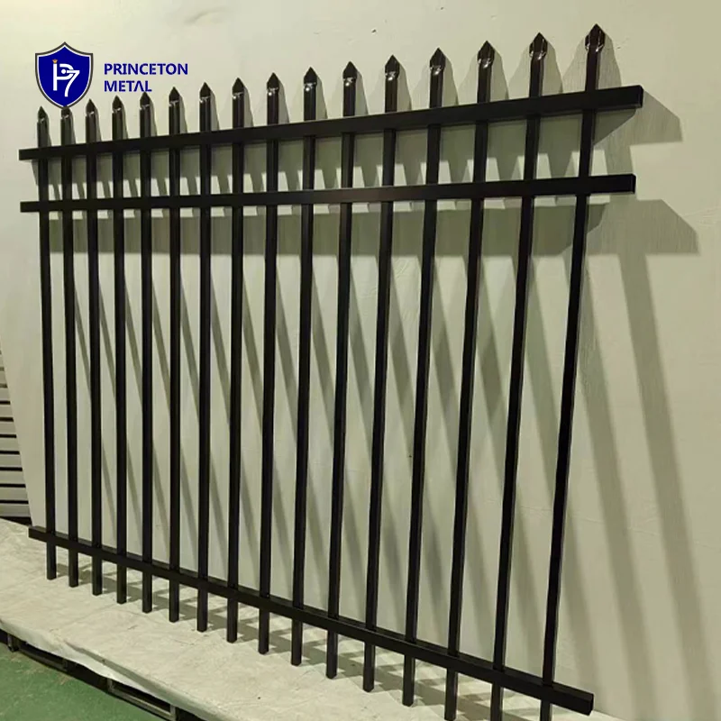Aluminum Anti rust Raking Security Garden Decoration Fence Treils Panels Outdoor Metal Fencing Panels