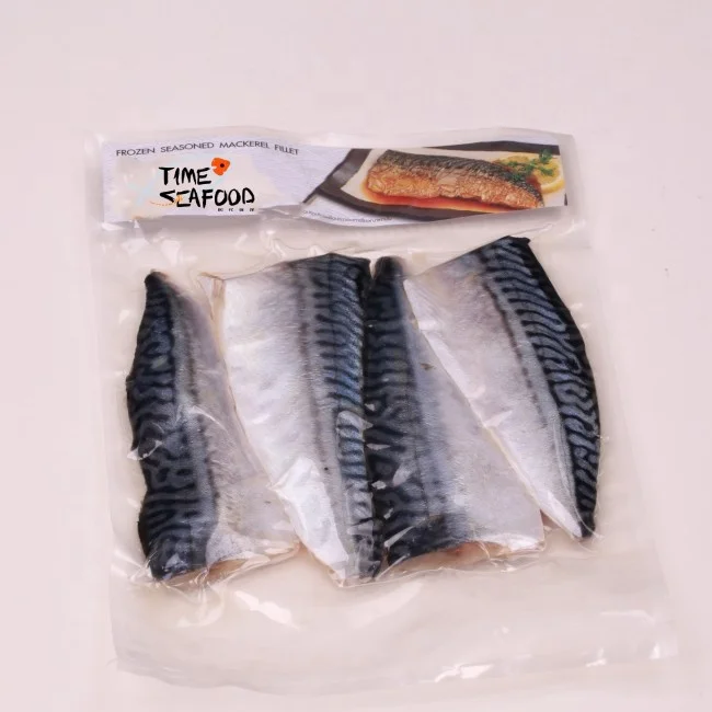 frozen salted mackerel fillets retail package