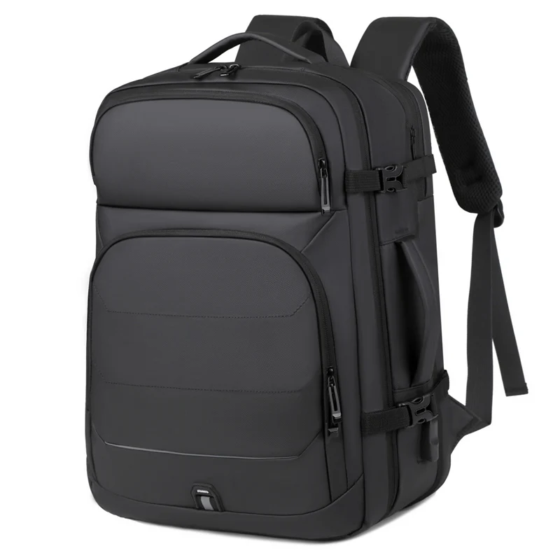 Hot shoulder soft back fashion zipper lightweight USB business travel leisure backpack custom logo laptop bag men women unisex