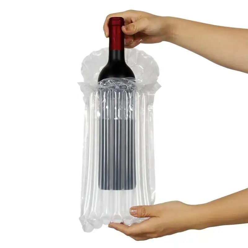 Inflatable Bubble Cushion Wrap Protective Packaging Material Air Column Bag For Glass Bottle And Canned Honey