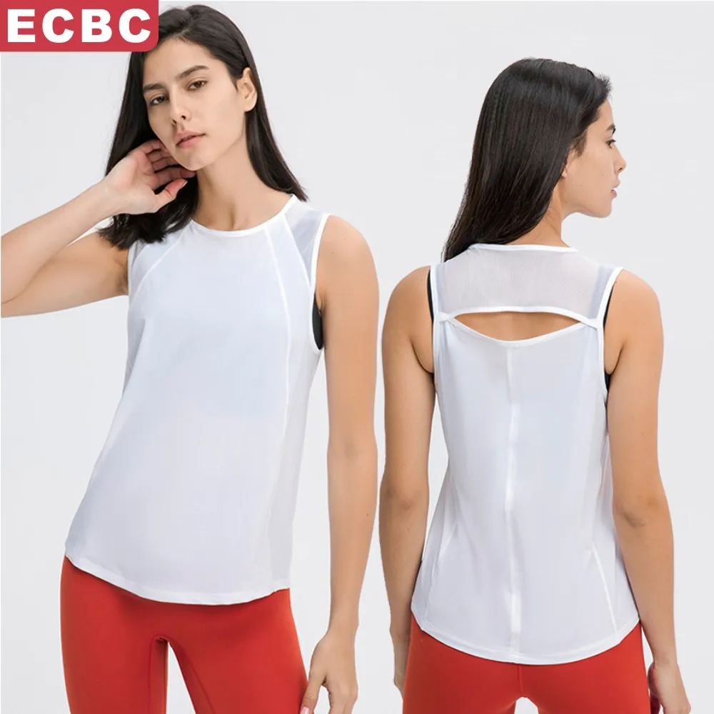 Lulu Lemon Back Hollow Sports Lightweight Breathable Moisture Wicking Fitness Top Sleeveless T-shirt For Women Gym Workout Vest