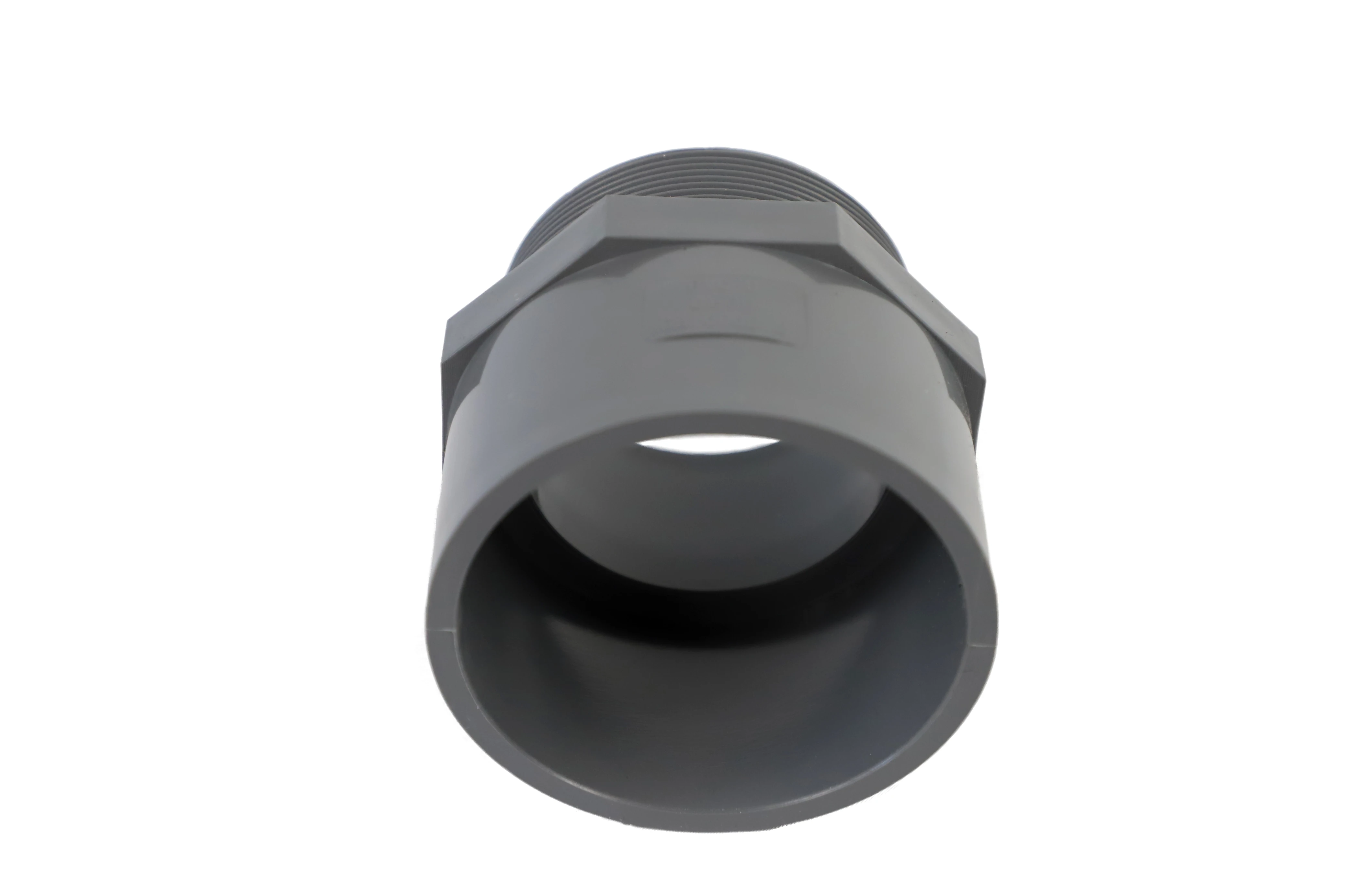 PVC male thread connector for PVC discharge pipe for drip irrigation system