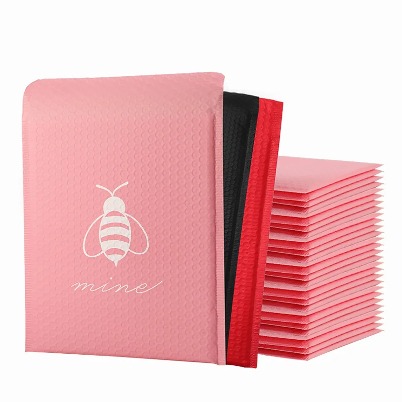 
Custom logo printed poly shipping bubble mailers air padded envelope bags small business shipping packing bags suppliers 