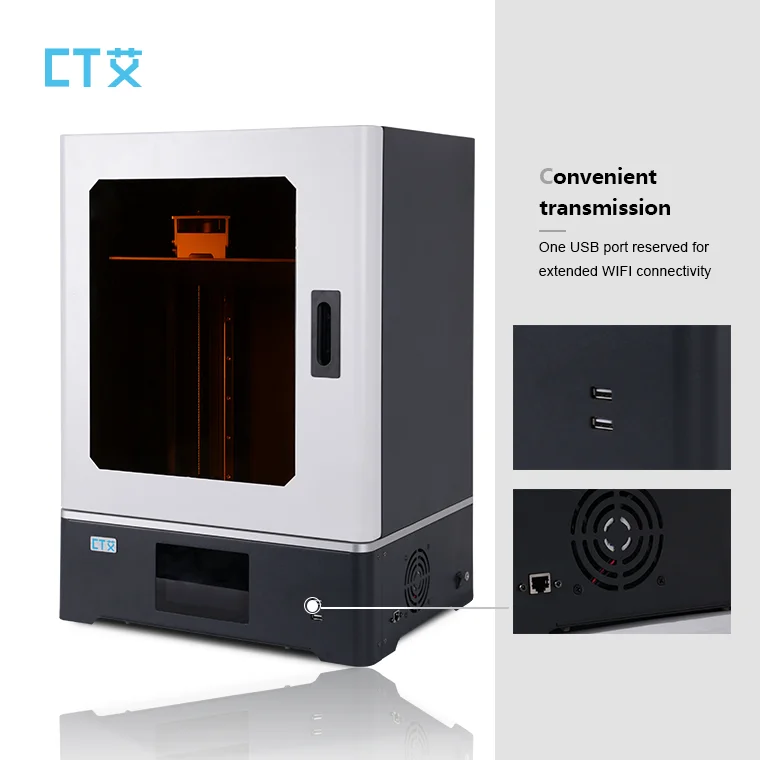7K high-resolution 13.6 large-sized WIFI transmission 3d printer