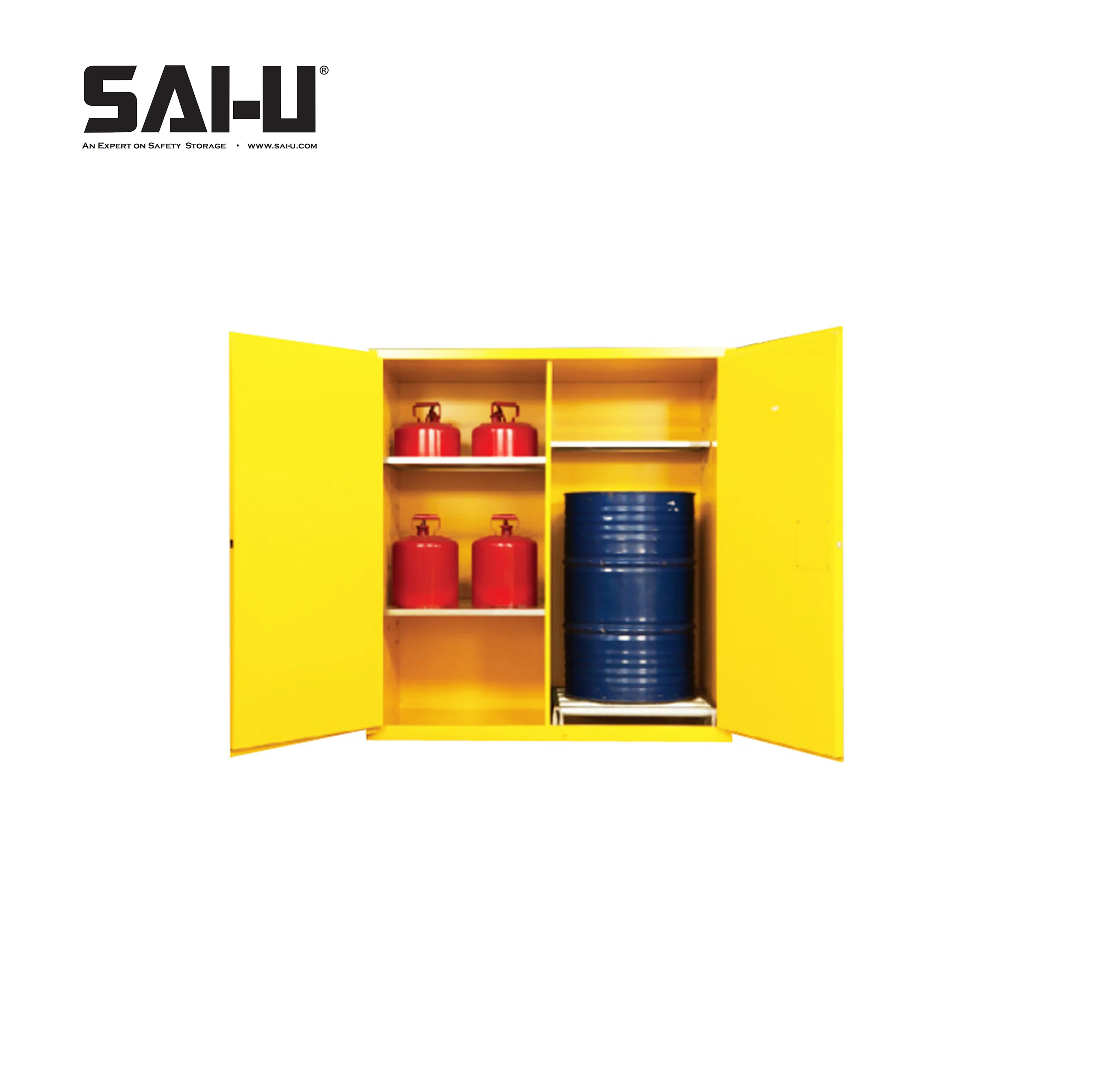 Fireproof Chemical Storage SAI-U FM Flammable FM Flammable Liquid Storage Cabinet 115Gal