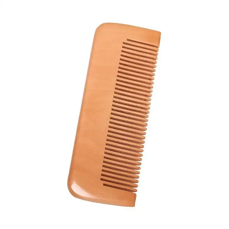 eco friendly natural wooden hair comb brushes set Custom logo Wide Tooth Hair Styling Neem Wood comb  for hair growth