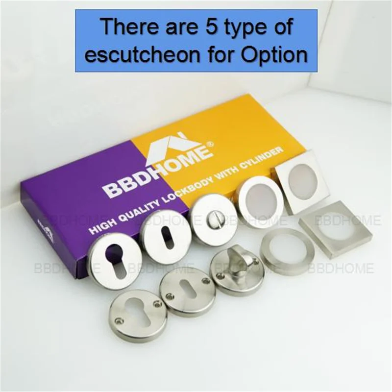 BBDHOME interior room bathroom mortise lock door lock WPC wooden door handle lock