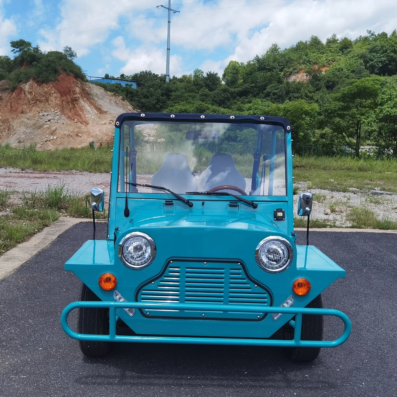 Подгонянный 8-10 часов времени зарядки электромобиля-E Mini Moke автомобильный комплект 40 км/ч оригинальная электрическая мощность мини-Moke Car