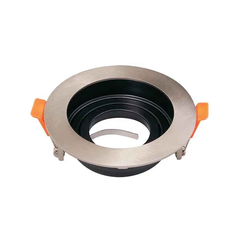 Aluminum GU10 Frames Round Recessed MR16 Led Module Spotlight Fixture GU10 Led Downlight Housing Downlights