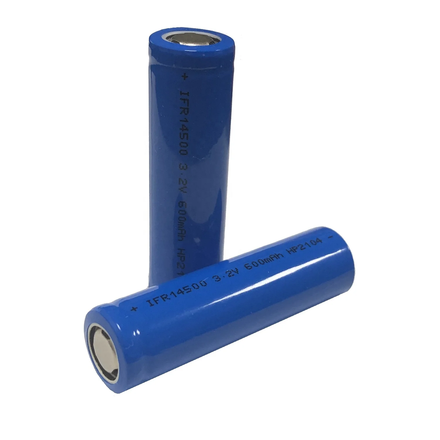 YIGAOS rechargeable lifepo4 14500 battery Lithium iron phosphate battery IFR14500 3.2V 600mAh for led battery