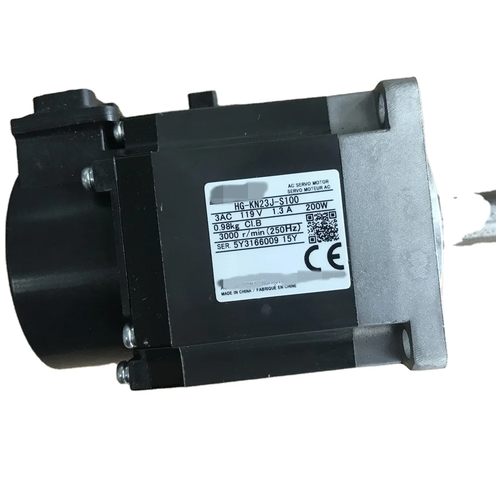 200W промышленный Номинальная частота вращения 3000r мин AC SERVO Мотор HG-KN23J-S100