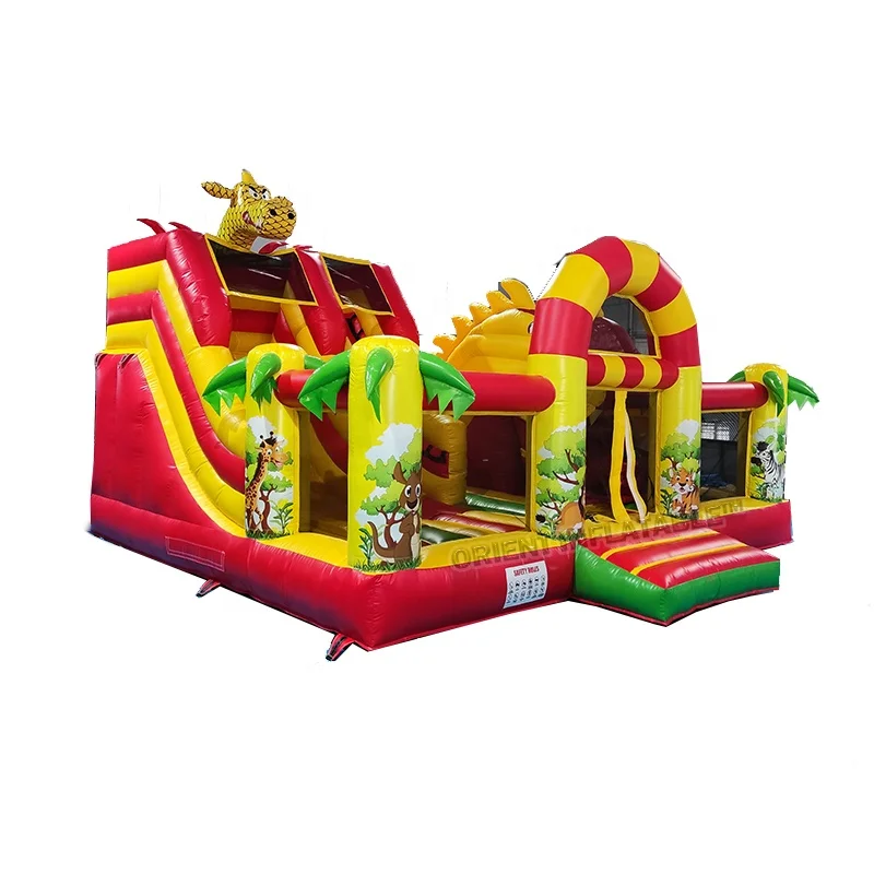 Надувной парк сафари надувной дракон замок-батут игровая