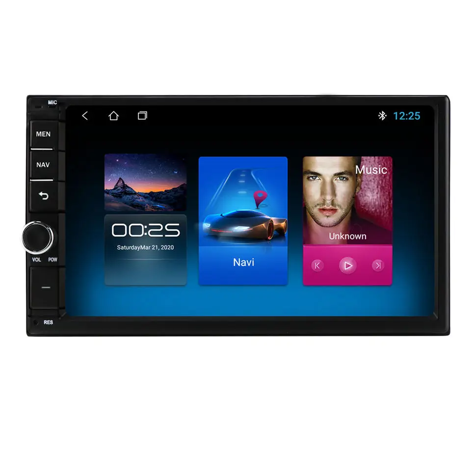 iPoster hot seller wholesale double din BT radio for nissan serena car gps navigation with android 2 gb car multimedia